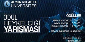 Afyon Kocatepe Üniversitesi Ödül Heykelciği Tasarım Yarışması 2021