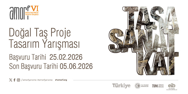 AMORF Doğal Taş Proje ve Tasarım Yarışması 2026