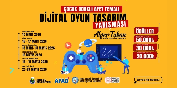 Çocuk Odaklı Afet Temalı Dijital Oyun Tasarım Yarışması