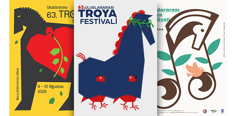 63. Uluslararası Troya Festivali Afiş Tasarım ve Uygulama Yarışması Sonuçlandı
